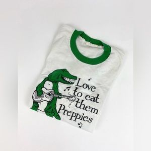 Vintage 1980s ‘Love to eat them Preppies’ Graphic Tee
